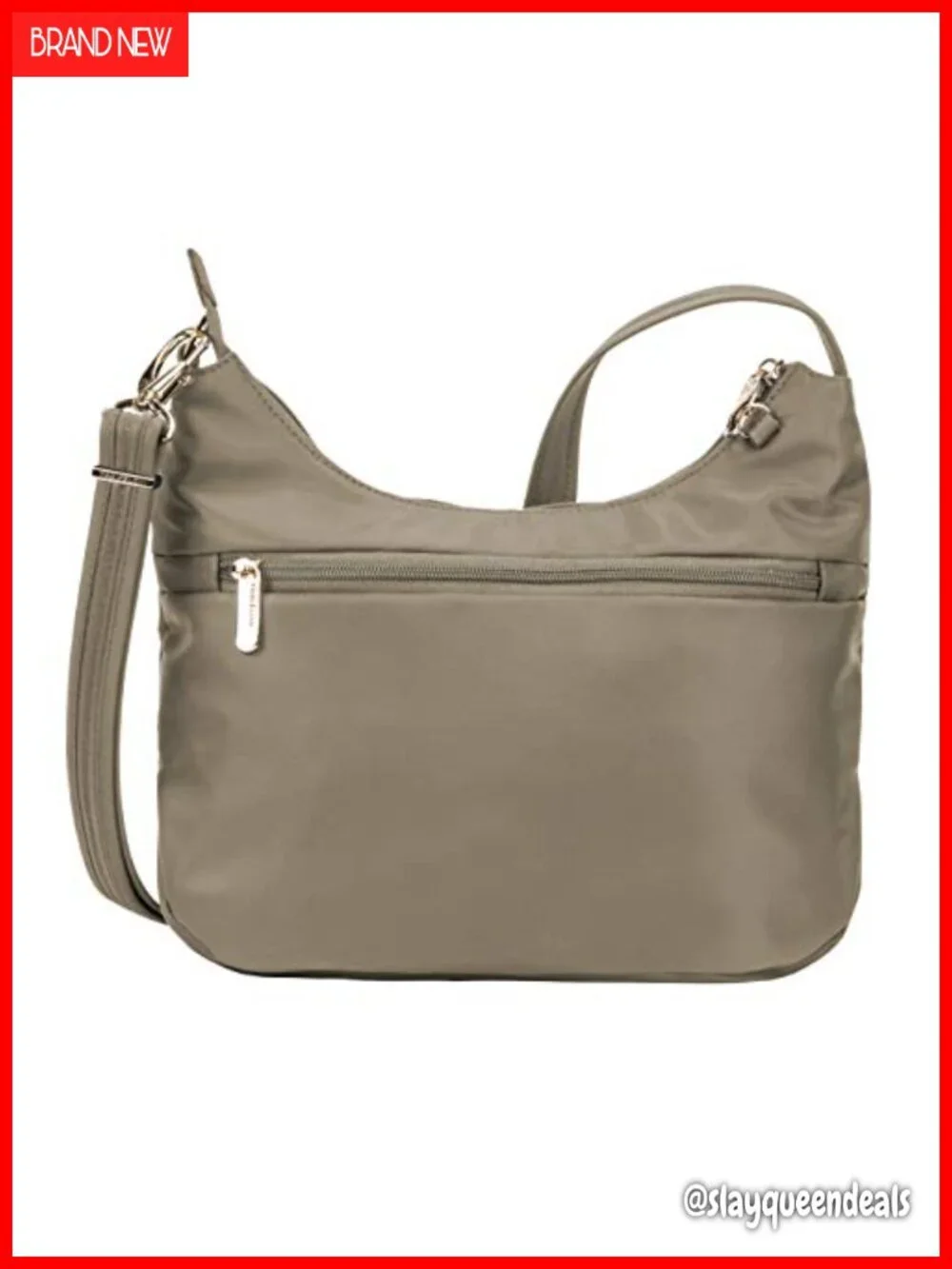 Women's Anti-theft Hobo Bag, Slash-Resistant, RFID Blocking, Locking